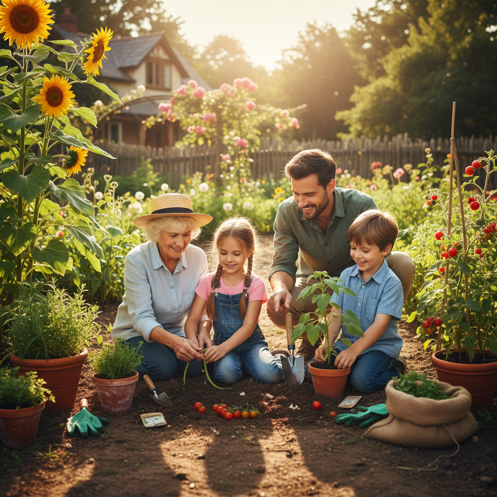 Intergenerational Gardening: Planting with Grandchildren
