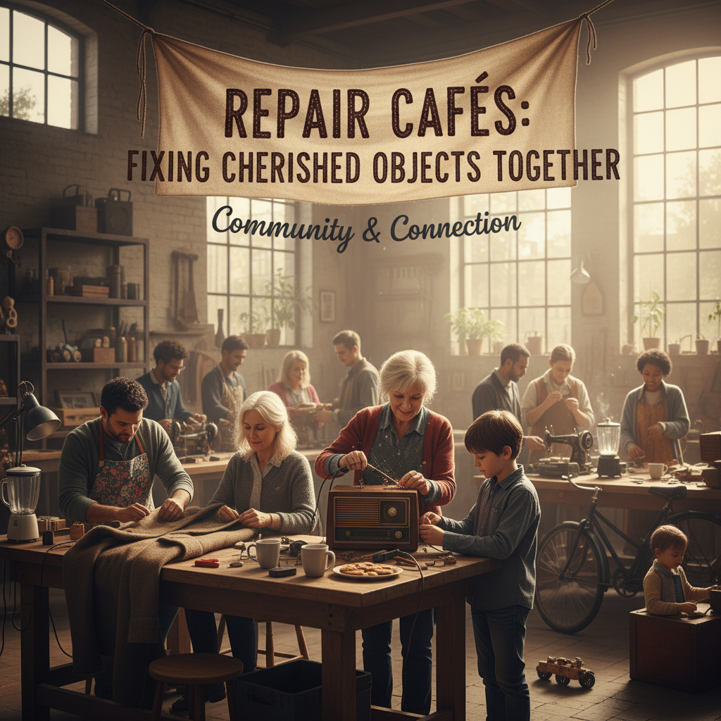 Repair Cafés: Fixing Cherished Objects Together