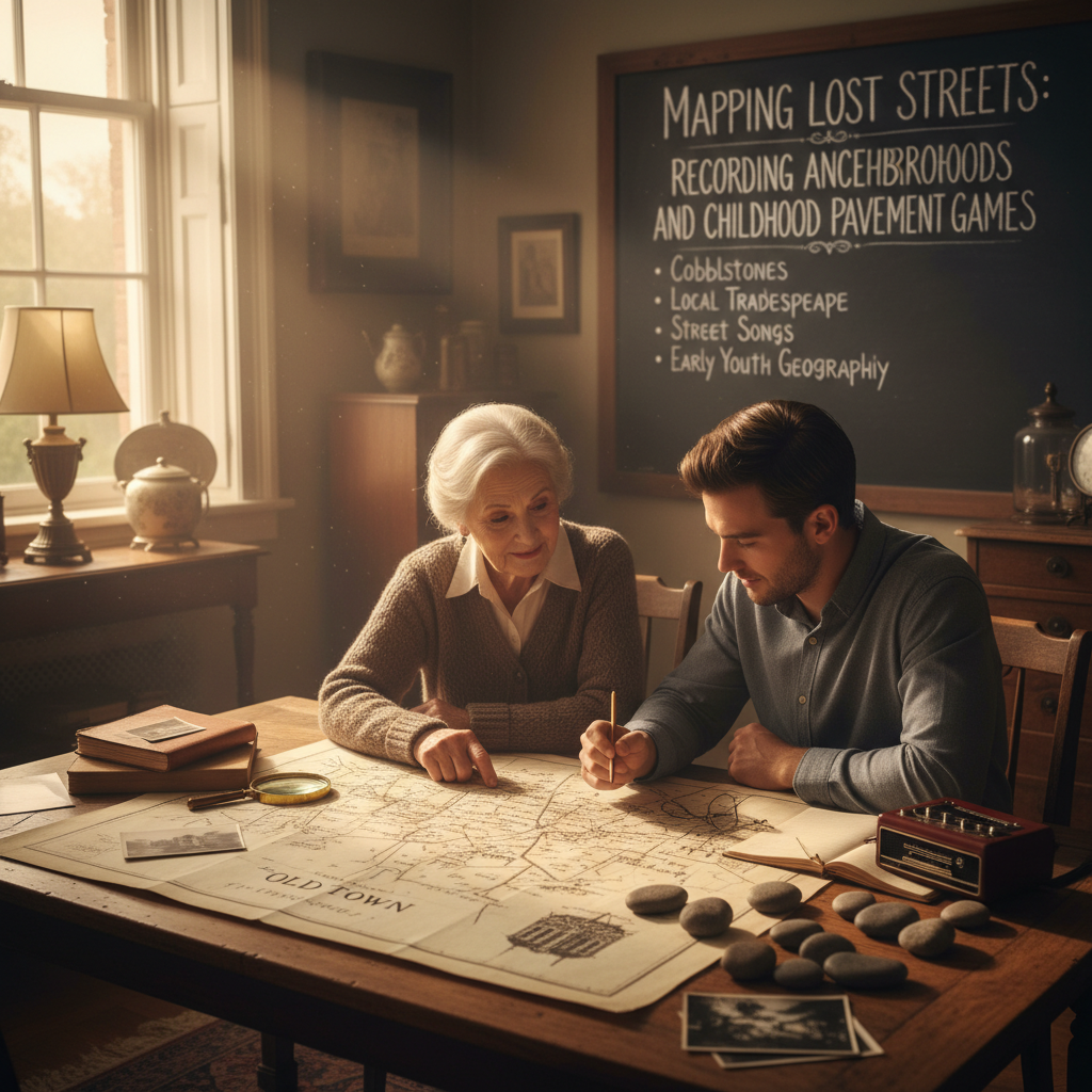 Mapping Lost Streets: Recording Ancestral Neighborhoods and Childhood Pavement Games