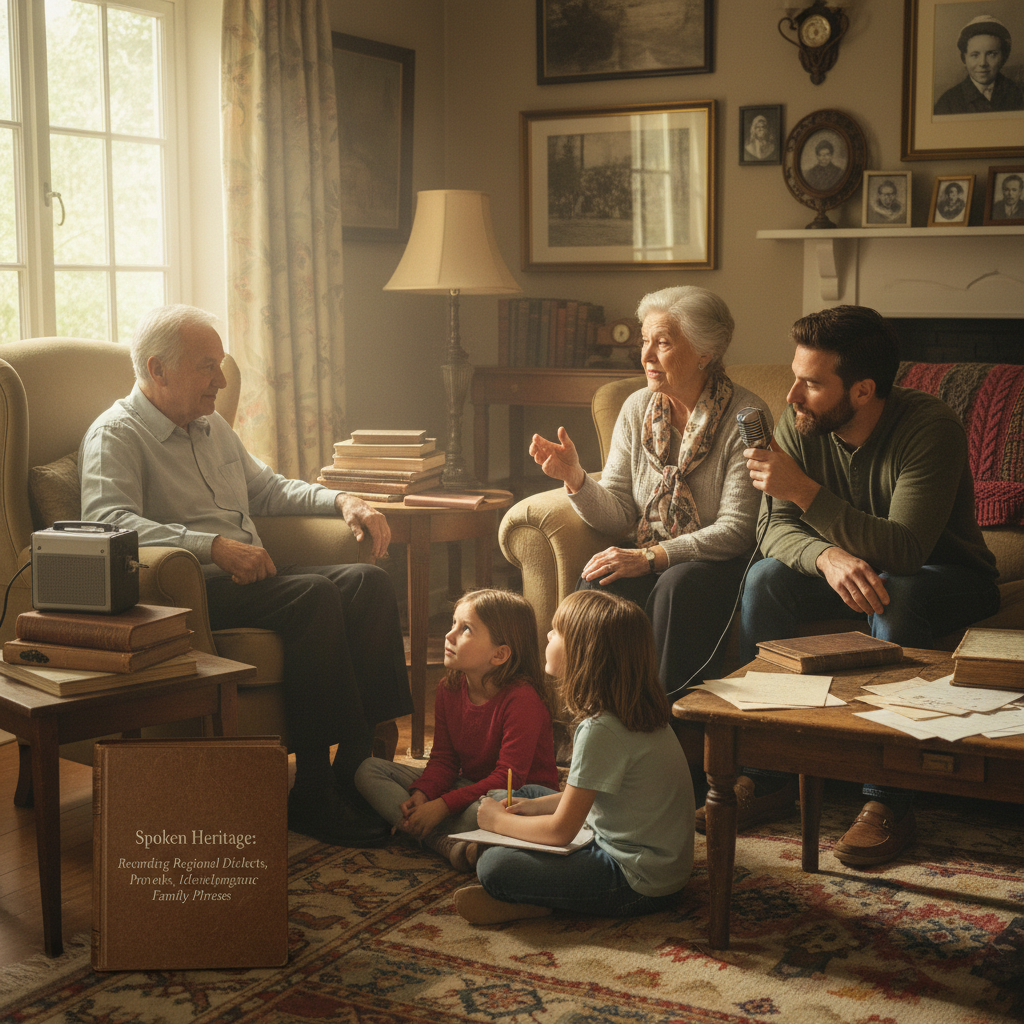 Spoken Heritage: Recording Regional Dialects, Proverbs, and Idiosyncratic Family Phrases