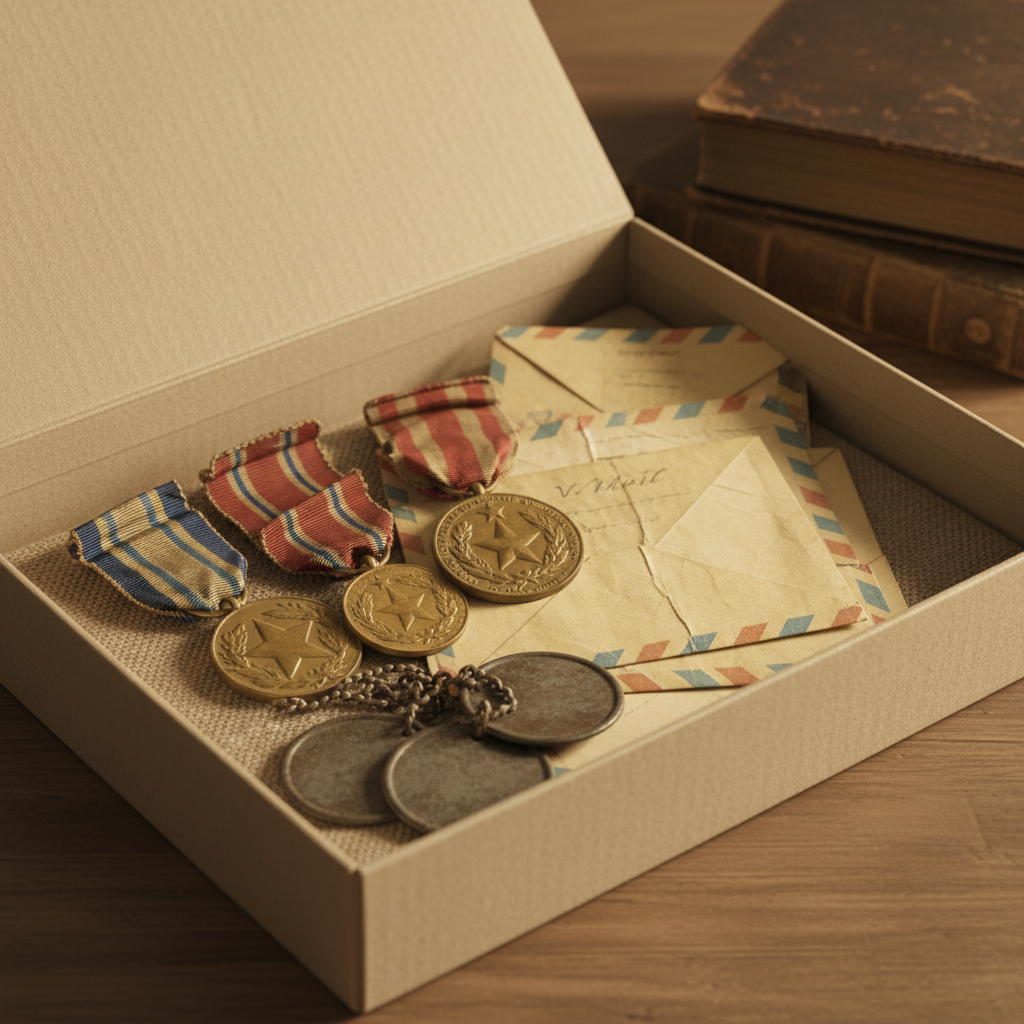 The Soldier's Footlocker: Preserving Medals, Dog Tags, and War Correspondence