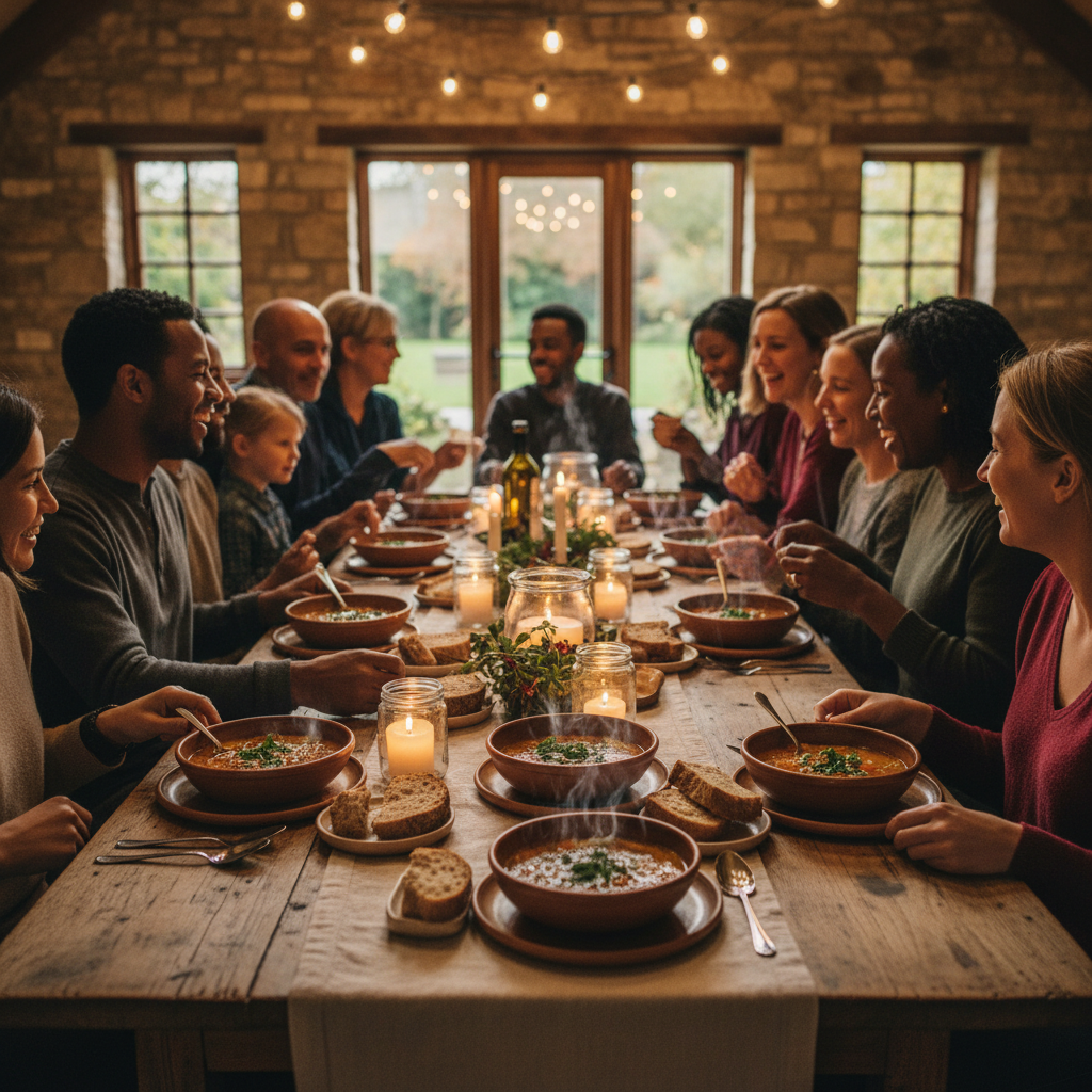 The Communal Table: How Community Soups Melt Loneliness on Cold Afternoons