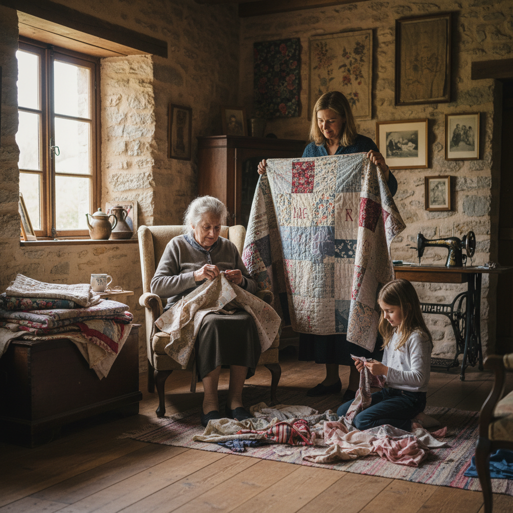 Family Heirloom Quilts and Textile Memories — Editorial visual 3