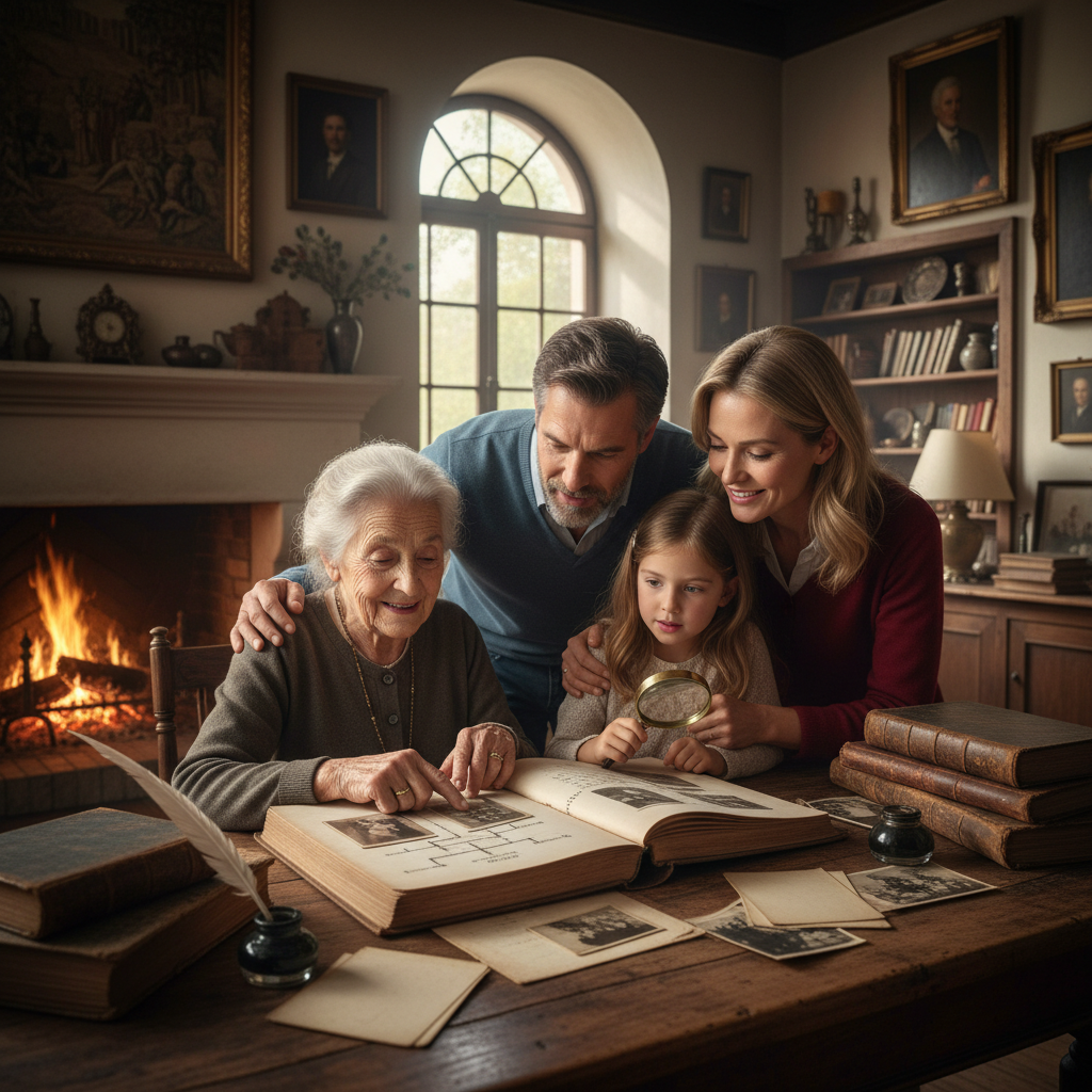Build a Family Tree Album With Evidence and Living-Person Privacy — Editorial visual 3