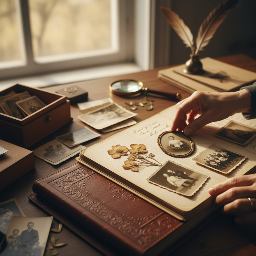 Build a Family Tree Album With Evidence and Living-Person Privacy — Editorial visual 2