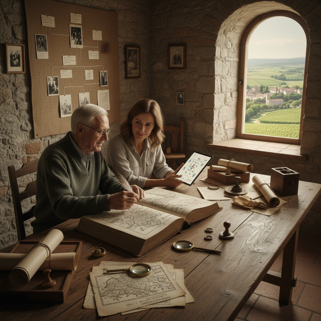 Surnames and Roots: Distinguishing Authentic Regional Etymology from Commercial Heraldic Fictions — Editorial visual 3
