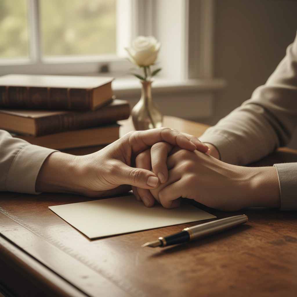The Hand of Solace: How to Write a Condolence Note That Brings Real, Lasting Comfort — Editorial visual 2